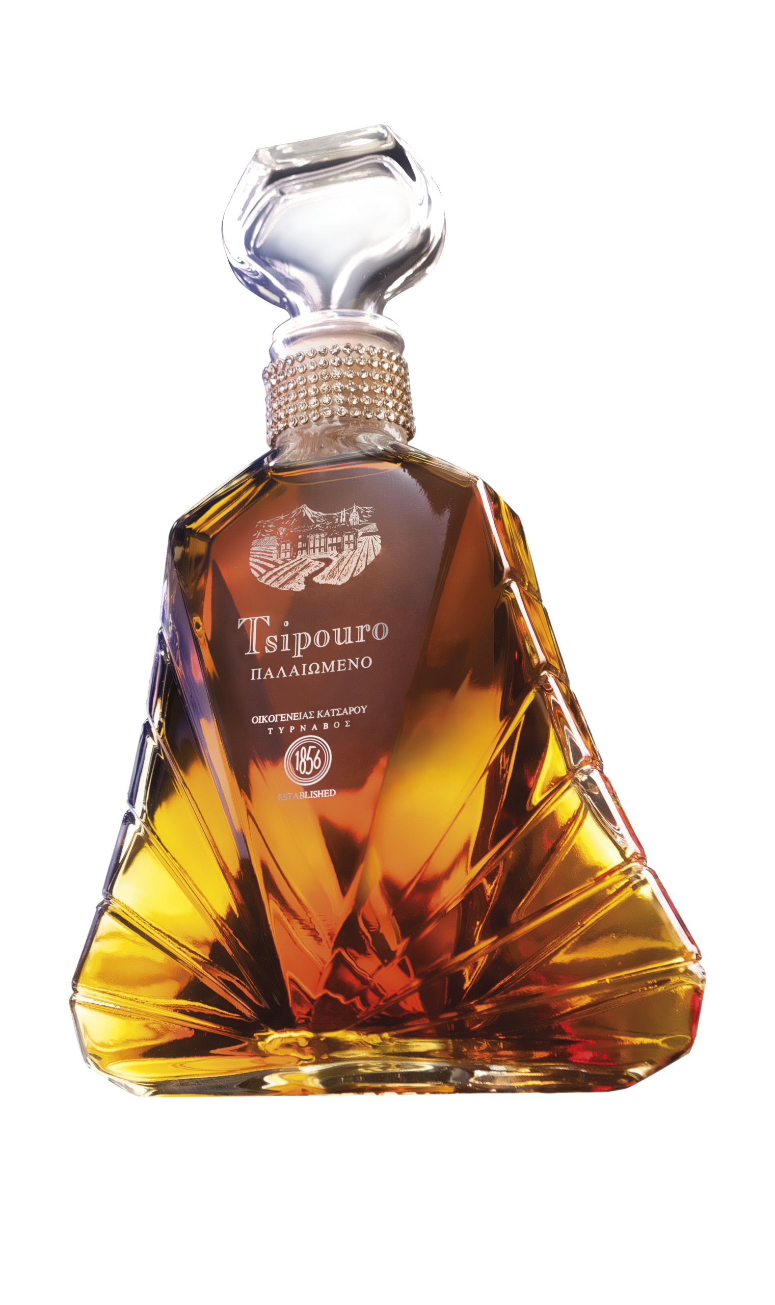 Τσίπουρο Παλαιωμένο Κατσαρός Crystal Decanter